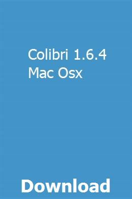 Colibri 1.6.4 download