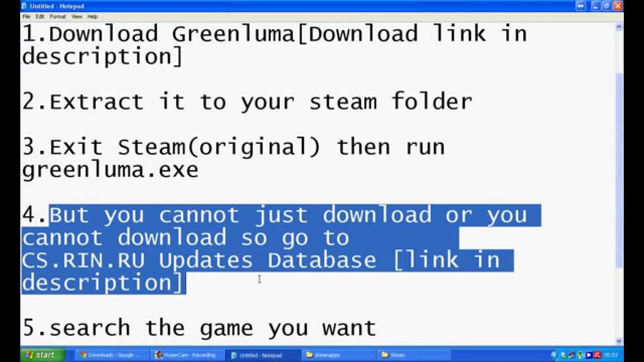 greenluma steam crack all games